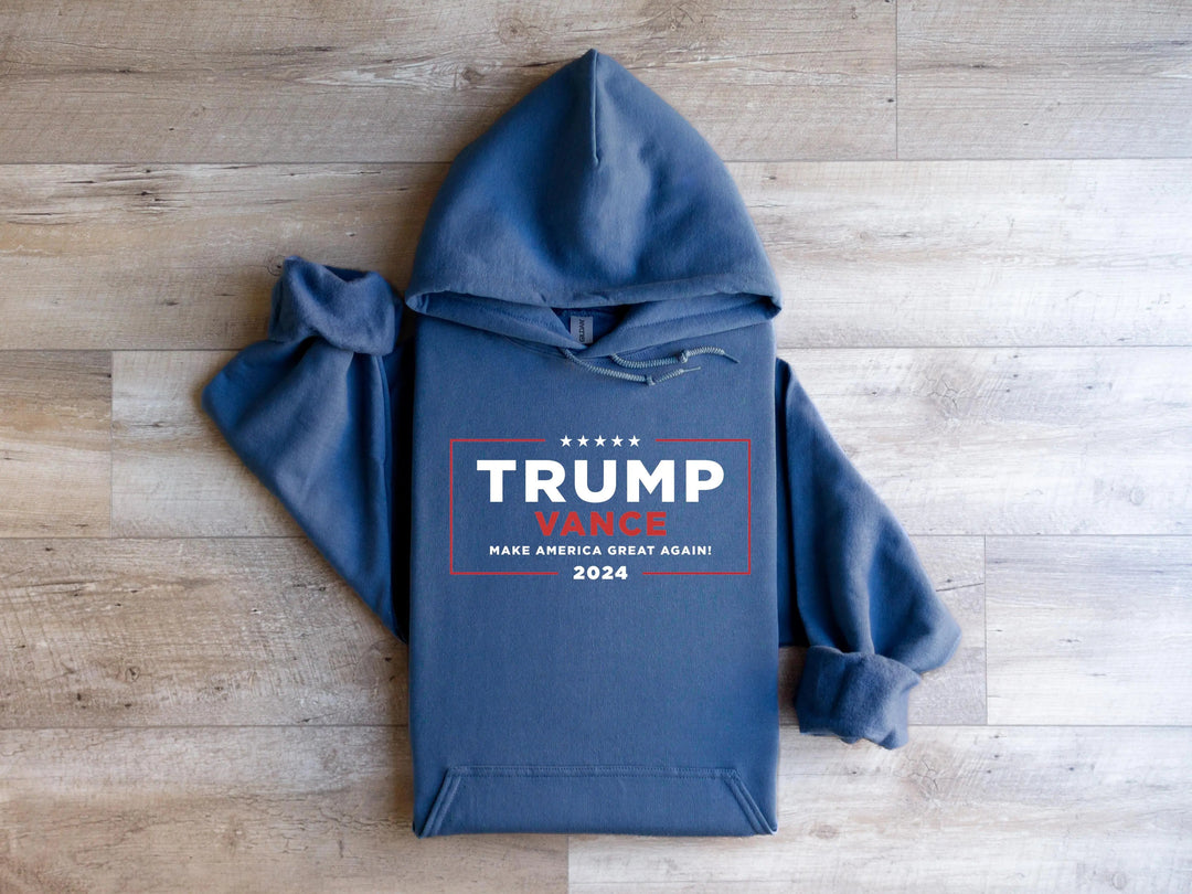 Trump Vance 24 Sweatshirt, Trump 2025 Sweatshirt, President Trump, Republican Sweatshirt, Republican Gifts Support Trump Sweatshirt, American Flag Sweatshirt Cypress DTF
