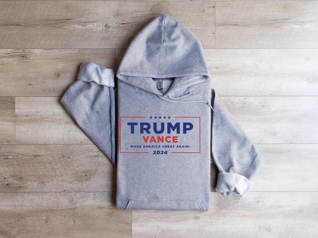 Trump Vance 24 Sweatshirt, Trump 2025 Sweatshirt, President Trump, Republican Sweatshirt, Republican Gifts Support Trump Sweatshirt, American Flag Sweatshirt Cypress DTF