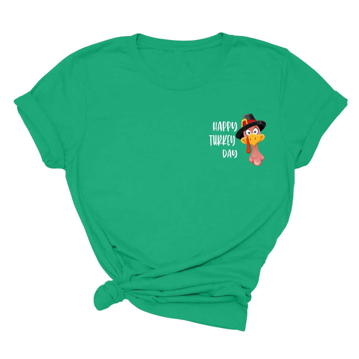 Turkey Pocket Shirt | Gobble Gobble Thanksgiving Tee | Happy Turkey Day Tee Cypress DTF