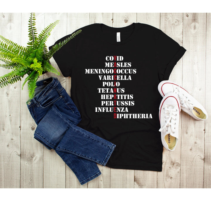 Vaccinated T-Shirt - Pro Vaccine & Funny Nurse Science Shirt Cypress DTF