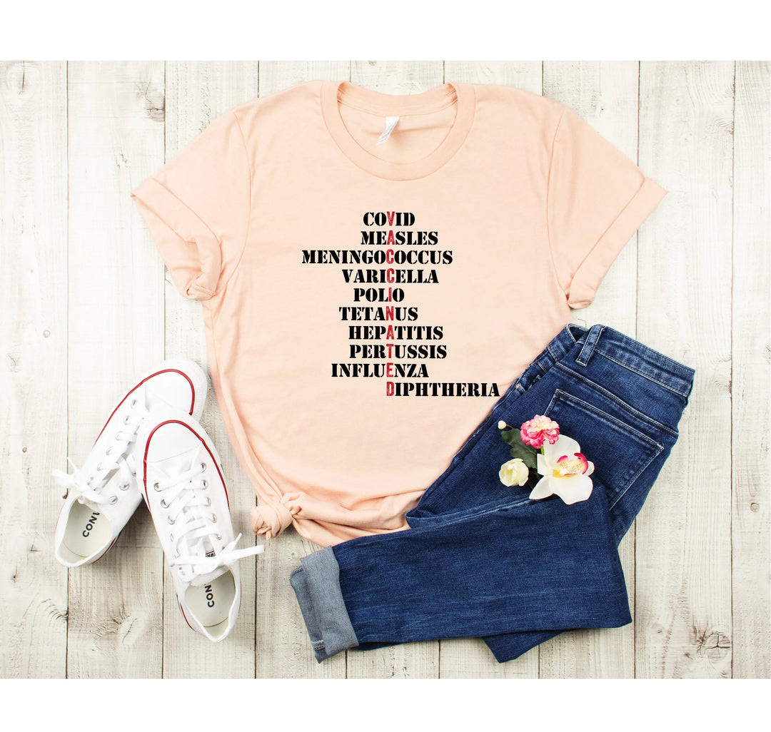 Vaccinated T-Shirt - Pro Vaccine & Funny Nurse Science Shirt Cypress DTF