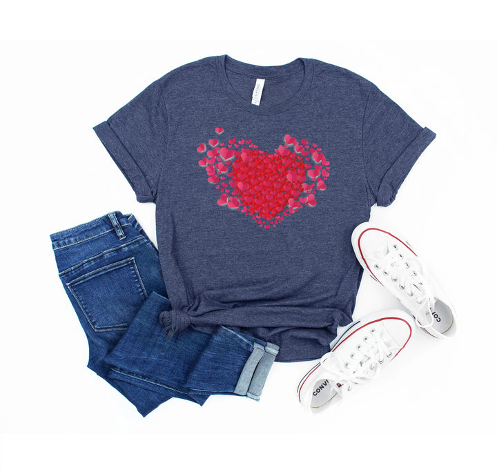 Valentine's Day Shirt - Double Heart & Cute Valentine's Tee Gift Cypress DTF