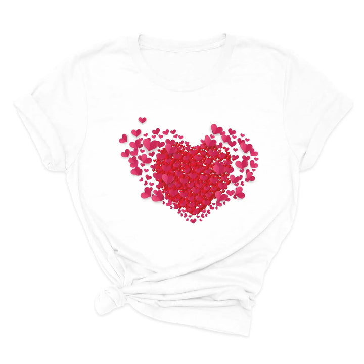 Valentine's Day Shirt - Double Heart & Cute Valentine's Tee Gift Cypress DTF