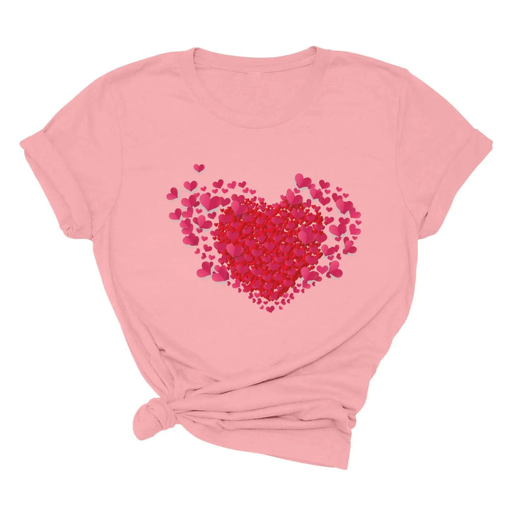 Valentine's Day Shirt - Double Heart & Cute Valentine's Tee Gift Cypress DTF