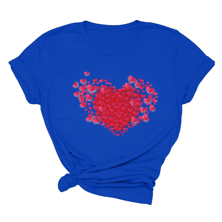 Valentine's Day Shirt - Double Heart & Cute Valentine's Tee Gift Cypress DTF