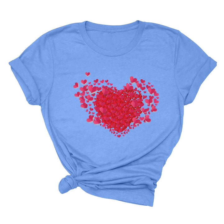 Valentine's Day Shirt - Double Heart & Cute Valentine's Tee Gift Cypress DTF