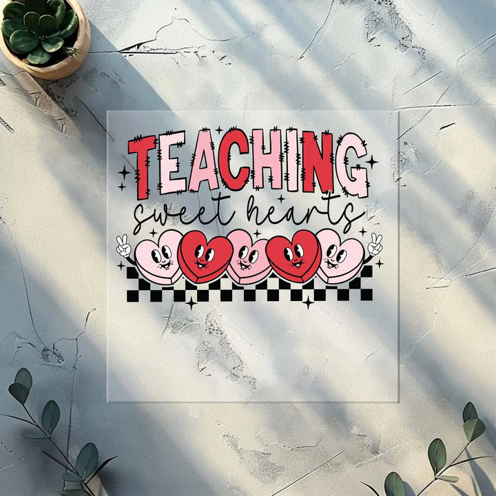 Valentines Day Teacher DTF Transfer