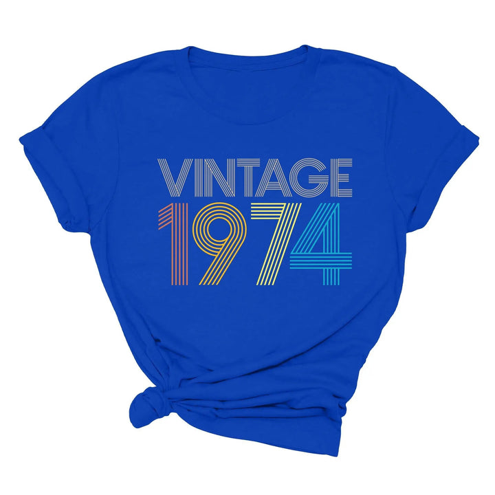 Vintage 1974 50th Birthday Shirt - Gift for Men & Women Cypress DTF