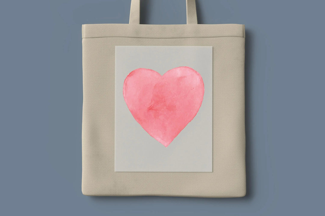Watercolor Heart DTF Transfer, Valentines Day Teacher DTF Transfer