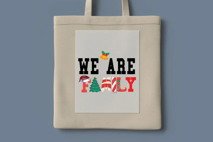 We Are Family Christmas DTF Transfers | Family Matching Christmas DTF