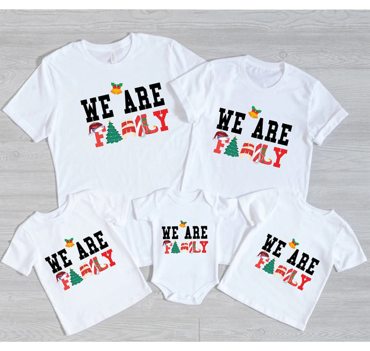 We Are Family Christmas Shirt | Family Matching Christmas Shirts Cypress DTF