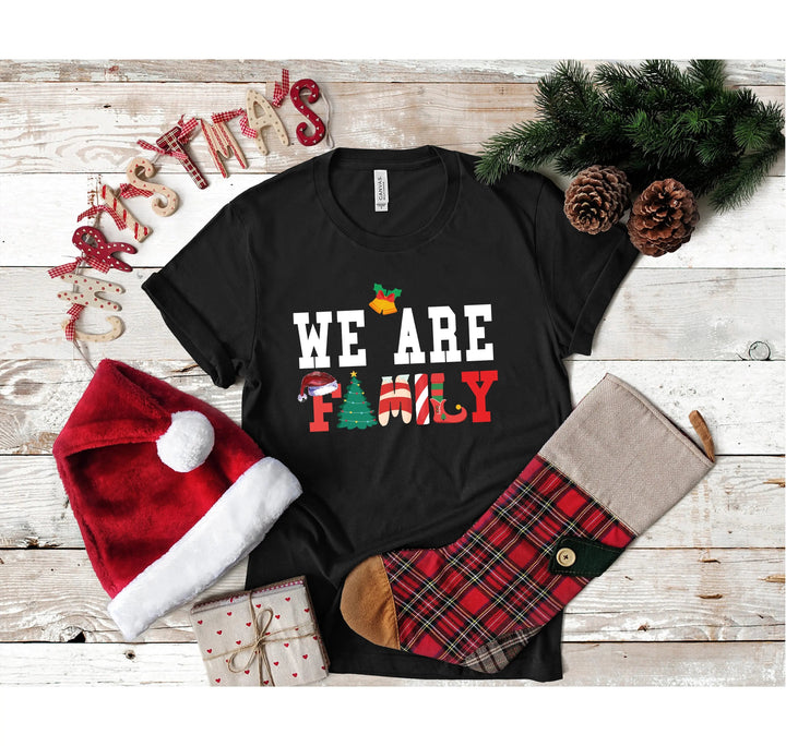 We Are Family Christmas Shirt | Family Matching Christmas Shirts Cypress DTF