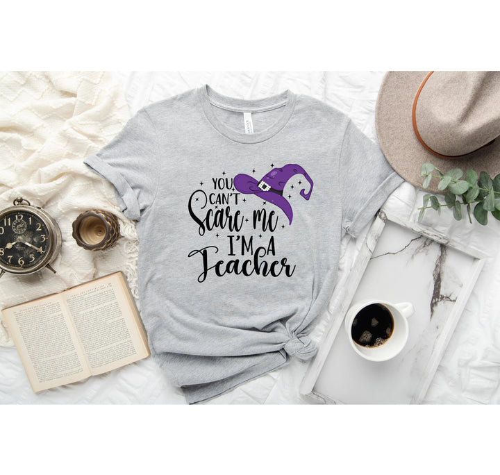 You Can't Scare Me I'm a Teacher Halloween Shirt | Spooky Teacher Gift Cypress DTF