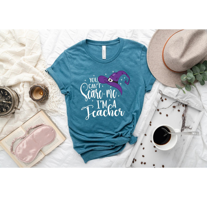 You Can't Scare Me I'm a Teacher Halloween Shirt | Spooky Teacher Gift Cypress DTF