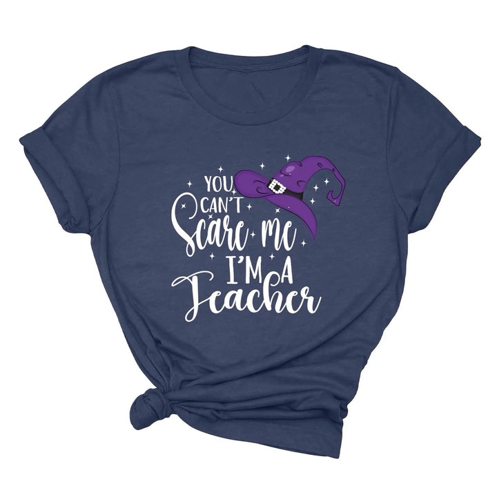 You Can't Scare Me I'm a Teacher Halloween Shirt | Spooky Teacher Gift Cypress DTF