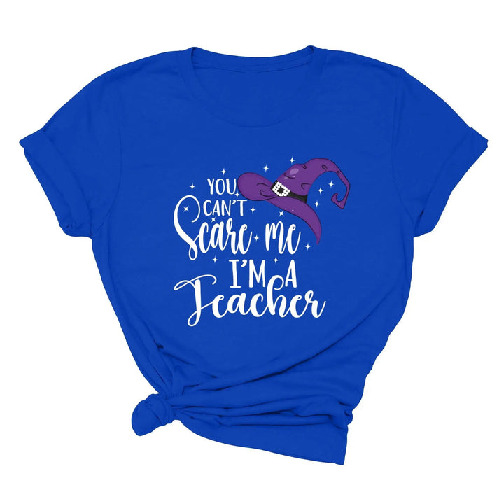 You Can't Scare Me I'm a Teacher Halloween Shirt | Spooky Teacher Gift Cypress DTF