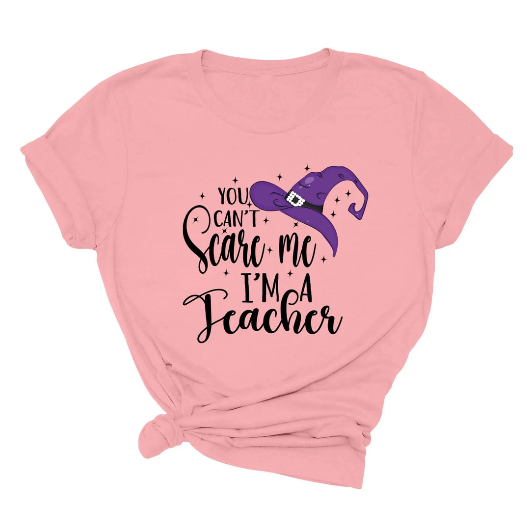 You Can't Scare Me I'm a Teacher Halloween Shirt | Spooky Teacher Gift Cypress DTF
