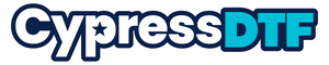 Cypress DTF logo on white